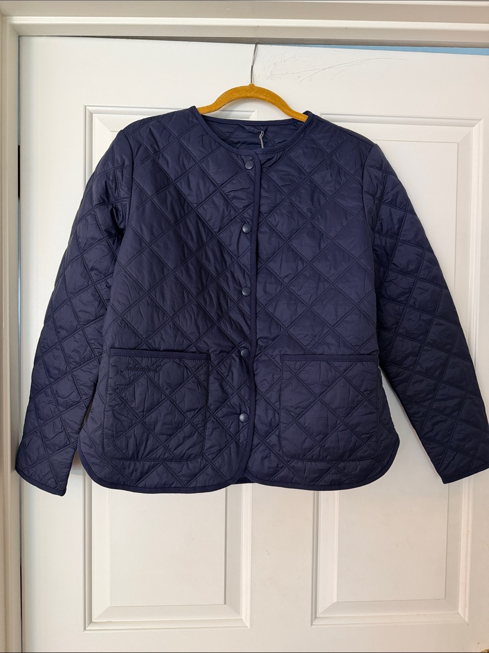 johnnie-O Quilted Jacket in Navy